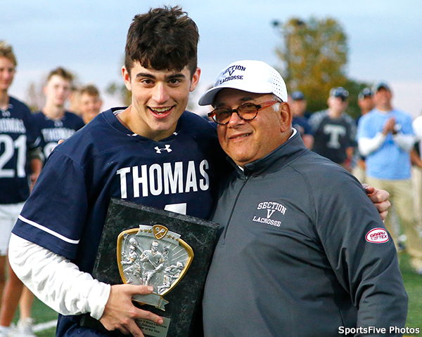 Ethan Ruller with Mike Simon